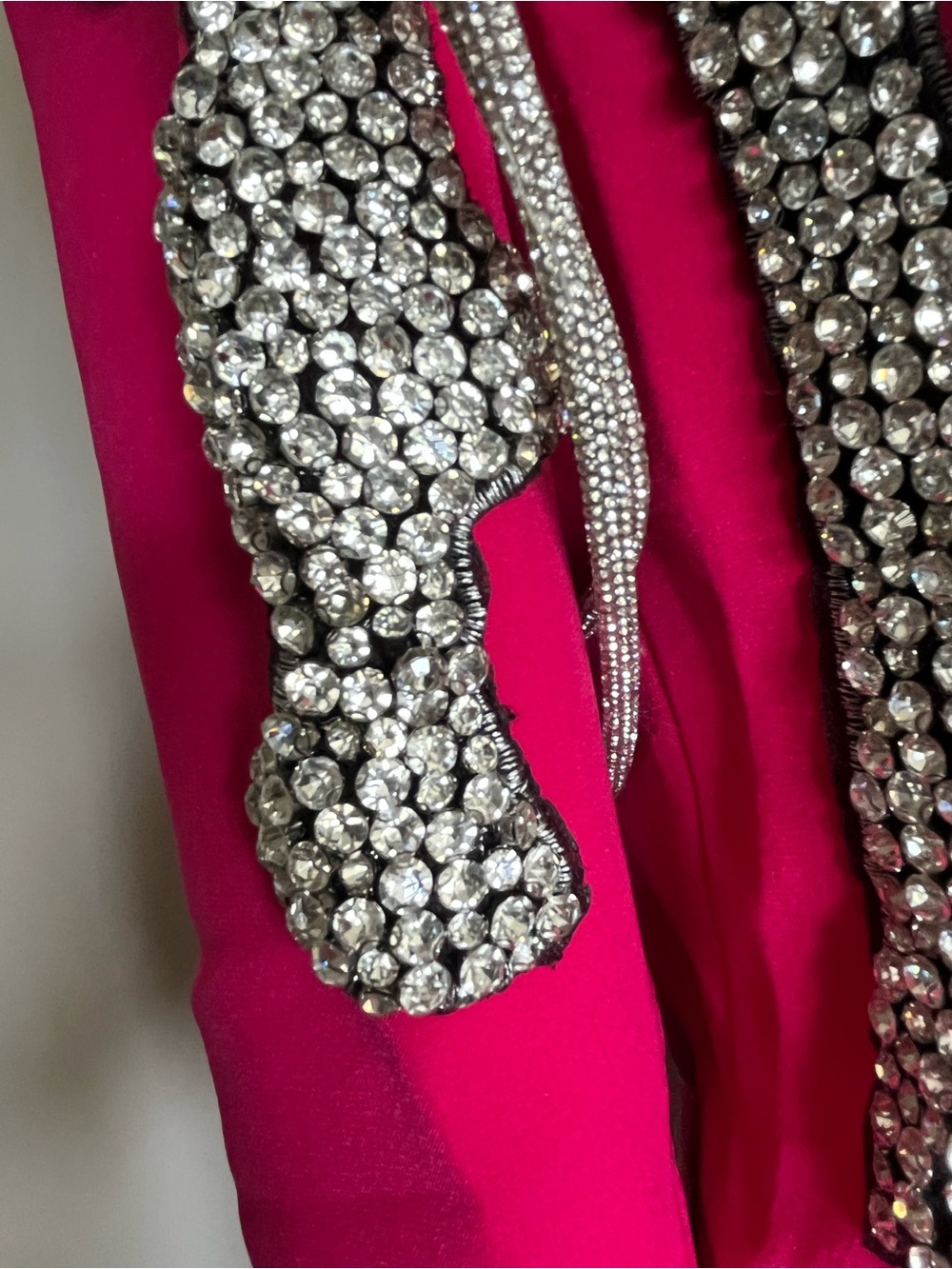 NWT Beulah Style Hot Pink Embellished Bow Jacket/Blazer Size Medium - Picture 8 of 16